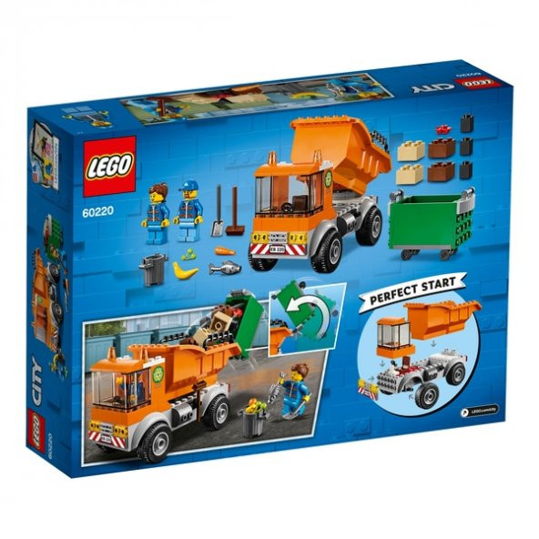 Lego City Çöp Kamyonu 60220 * MODELGARAJ - 4