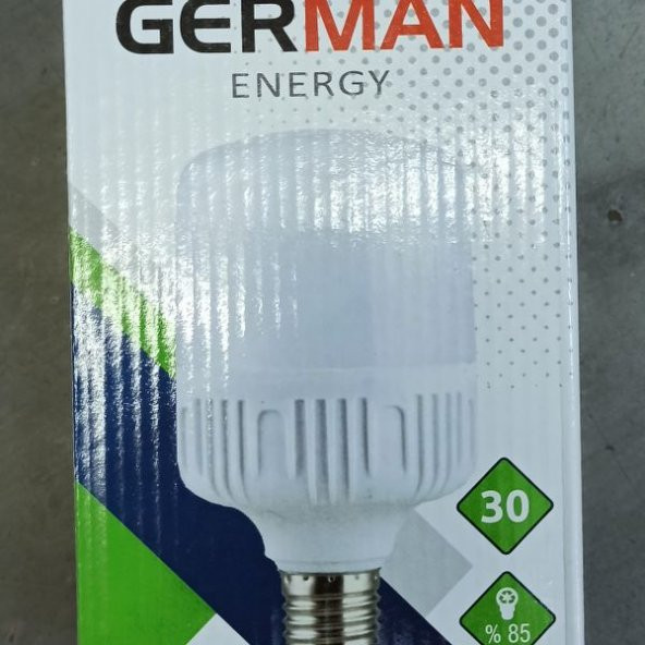 4 Adet German Energy 30 Watt Beyaz E27 Duylu LED Ampul
