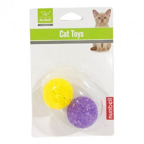 Nunbell Kedi Oyuncak İkili Sesli Top - 4