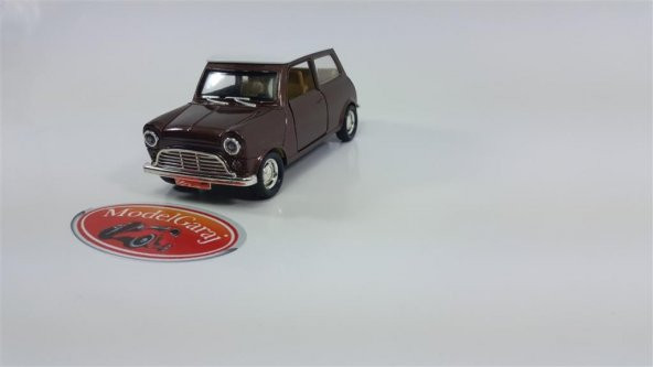 MİNİ COOPER CLASSİC KAHVERENG SESLİ-IŞIKLI*1:36 ÖLÇEK*MODELGARAJ