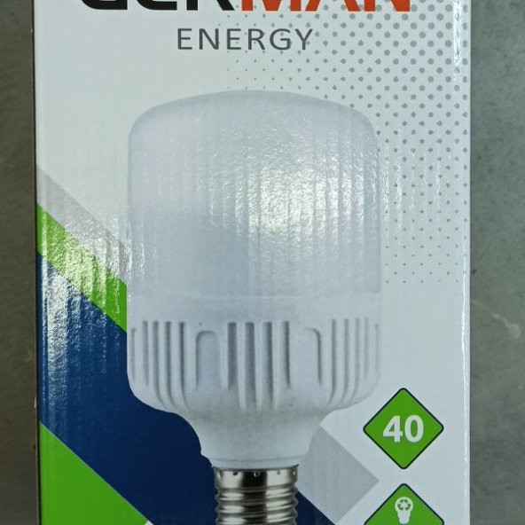 4 Adet German Energy 40 Watt Beyaz E27 Duylu LED Ampul