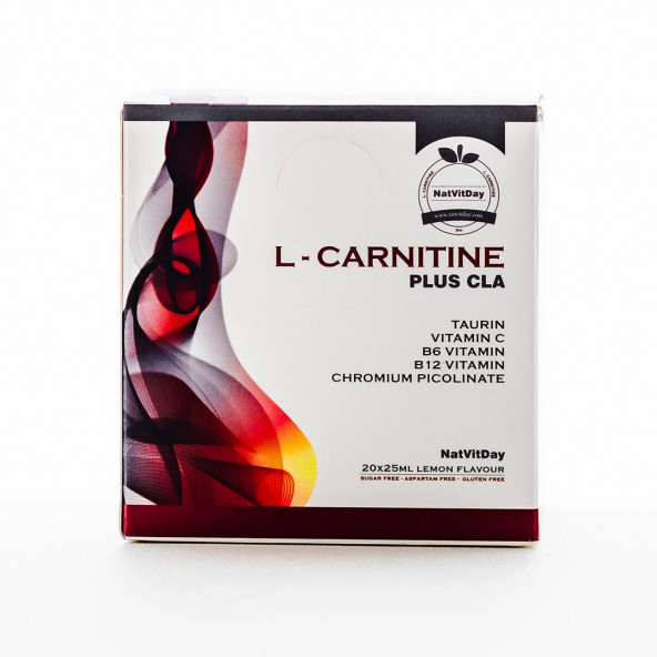 NatVitDay L-Carnitine Plus CLA Limon 3000Mg 25Ml X 20 Ampul - 2