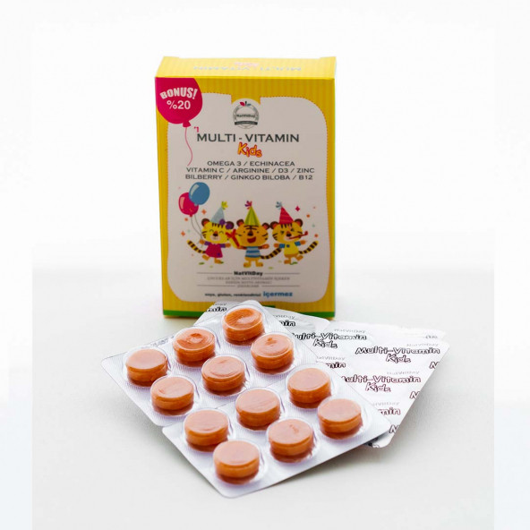 NatVitDay Multi Vitamin Kids 36 Pastil