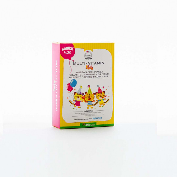 NatVitDay Multi Vitamin Kids 36 Pastil - 3