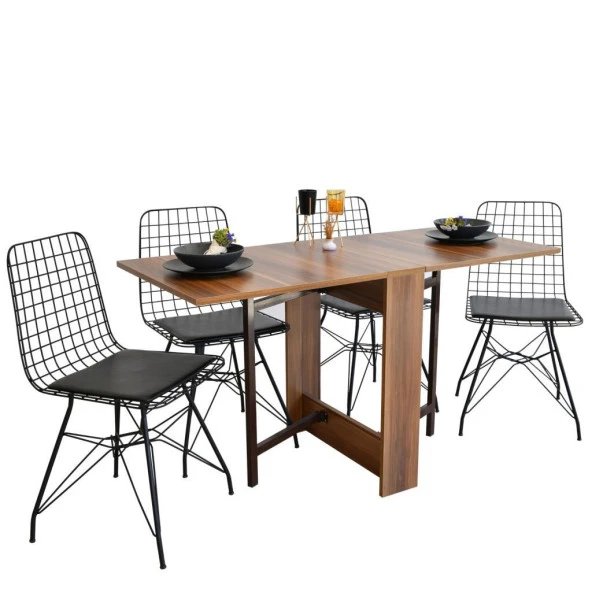 Prado Mutfak Masa Sandalye Takımı CEVİZ