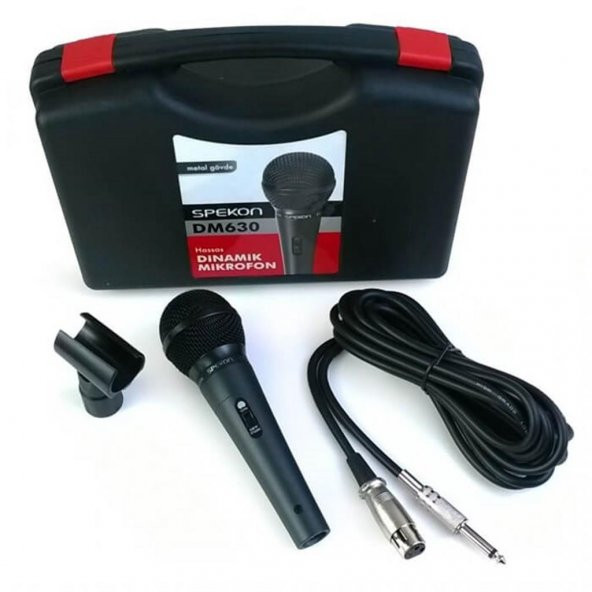 Spekon DM-630 Kablolu Dinamik El Mikrofonu - Cami Mikrofonu ürün görseli