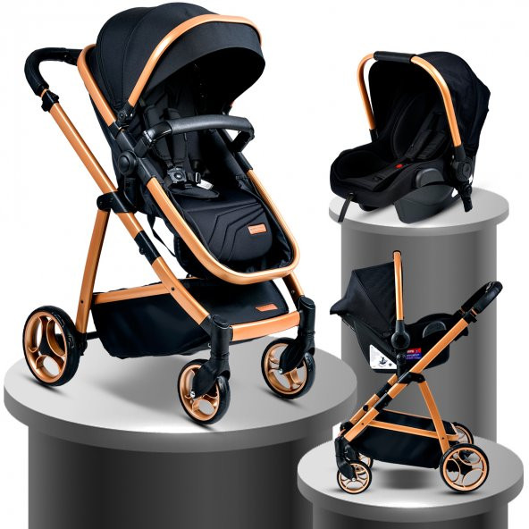 Baby Home Bh-955 Gold Vip Travel Sistem Bebek Arabası - 2