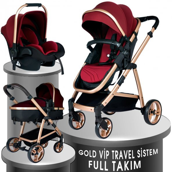 Baby Home Bh-955 Gold Vip Travel Sistem Bebek Arabası - 6