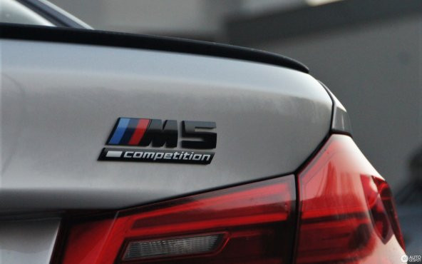 BMW M5 BAGAJ YAZI LOGO MAT SİYAH - 2