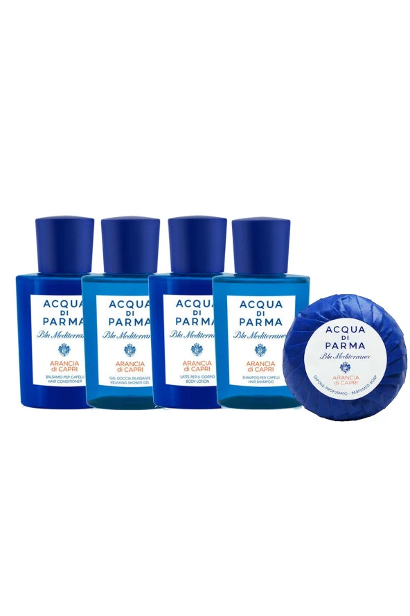 Acqua di Parma Blu Mediterraneo 5li Saç ve Vücut Bakım Seti 4x40 ml + 50 gr