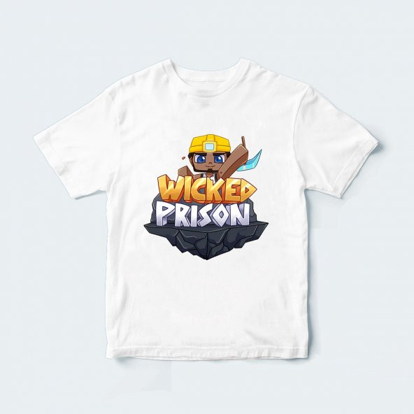 Coutoo Wicked Prison Yazılı Çocuk Çocuk T shirt