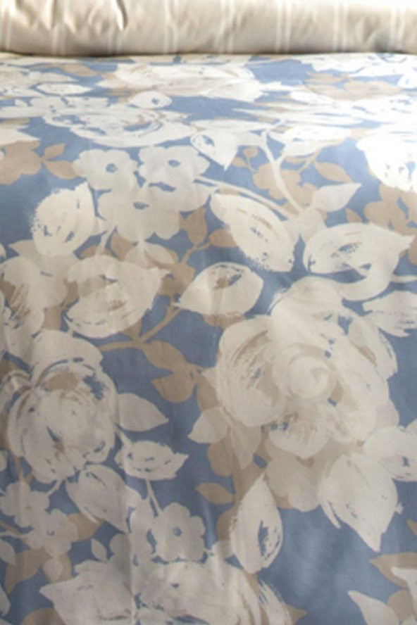 Deco Rose 200 TC (80 TEL) Pamuk Saten Çift Kişilik Nevresim Takımı - 3