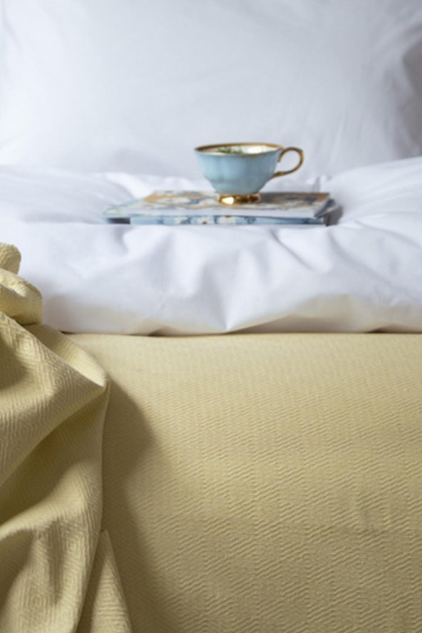 Linas 200*230 Pike Yatak Örtüsü Sarı - 2