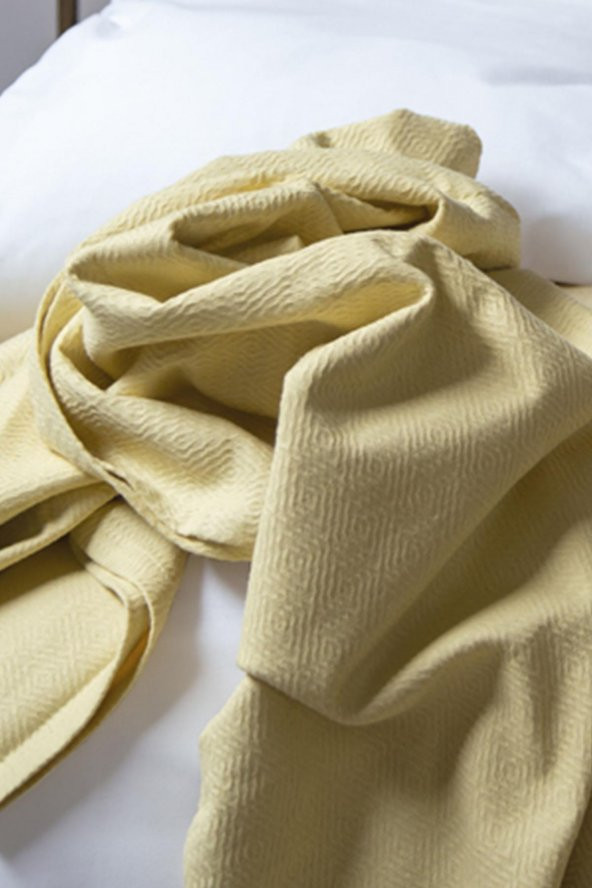 Linas 200*230 Pike Yatak Örtüsü Sarı - 3