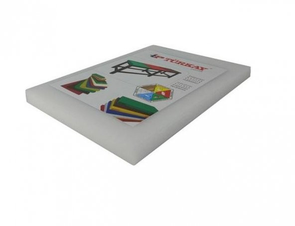 Türkay Polietilen Kesme Tahtası Beyaz 60x40x2cm