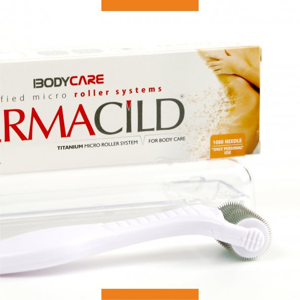 3,00 MM DERMACiLD 1080 TİTANYUM İĞNE DERMAROLLER - VÜCUT BÖLGESİ VE SAÇ BÖLGESİ TİTANYUM DERMA ROLLER - 4