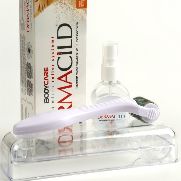 3,00 MM DERMACiLD 1080 TİTANYUM İĞNE DERMAROLLER - VÜCUT BÖLGESİ VE SAÇ BÖLGESİ TİTANYUM DERMA ROLLER - 5