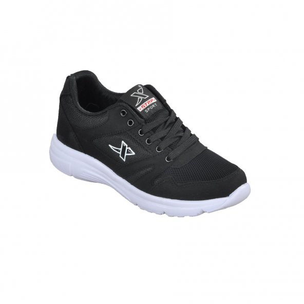 Xstep 020 Siyah-Beyaz Spor Ayakkabı