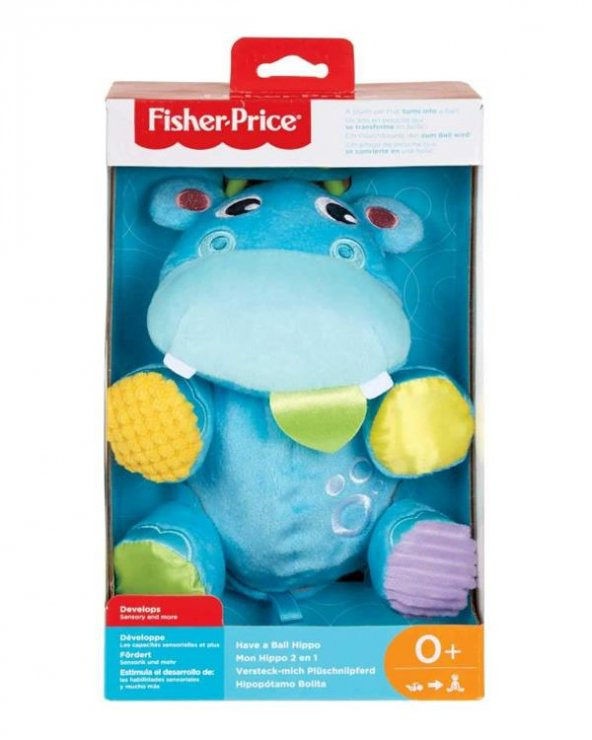 Fisher Price +0 Ay Hippo-Top Dönüşen Peluş GFC35