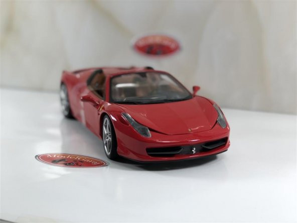 1:18 HOTWHEELS FERRARİ 458 SPİDER KIRMIZI - 2