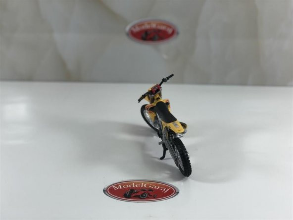 SUZUKİ RM-Z 450 SARI*1:18 ÖLÇEK*BURAGO*MODELGARAJ - 3