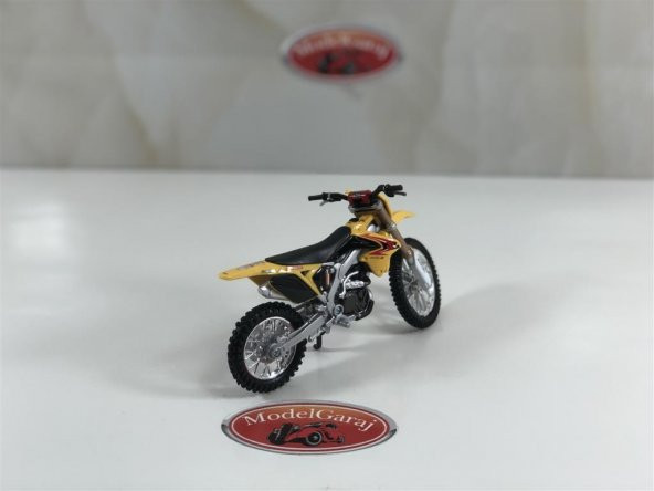 SUZUKİ RM-Z 450 SARI*1:18 ÖLÇEK*BURAGO*MODELGARAJ - 4