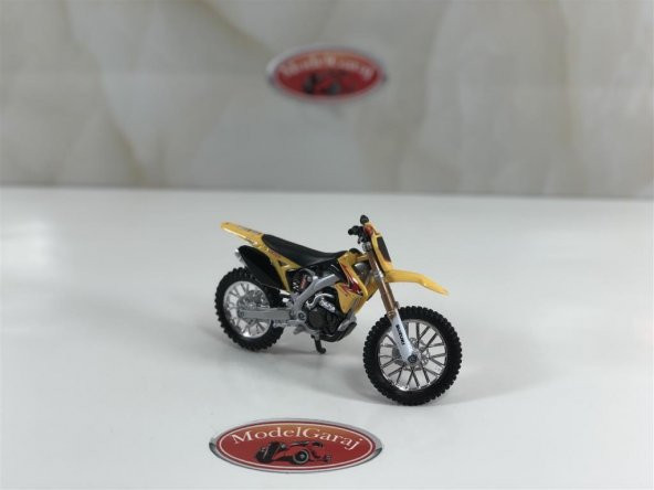 SUZUKİ RM-Z 450 SARI*1:18 ÖLÇEK*BURAGO*MODELGARAJ - 5