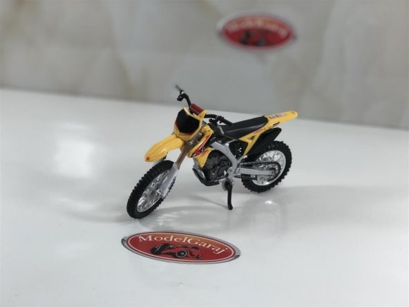 SUZUKİ RM-Z 450 SARI*1:18 ÖLÇEK*BURAGO*MODELGARAJ - 9