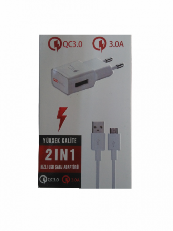 Protech S7 3.0A Hızlı Micro Usb Şarj Cihazı