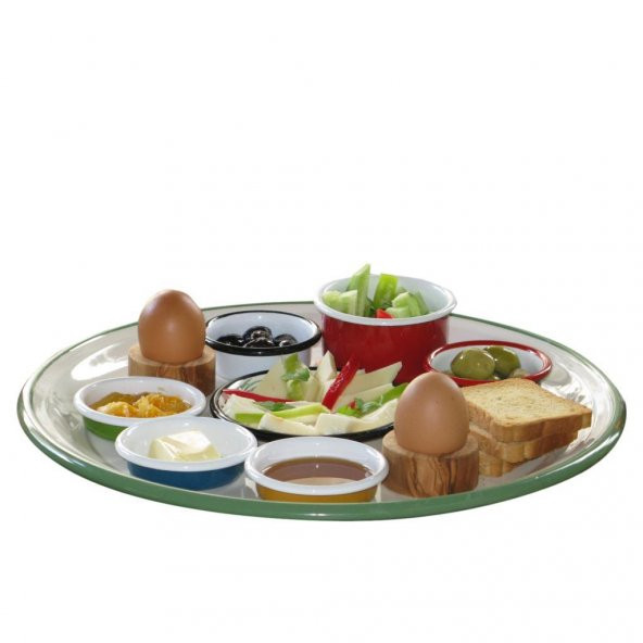 Lunart Emaye Gökkuşağı Serpme Kahvaltılık Seti 10 Parça - 2