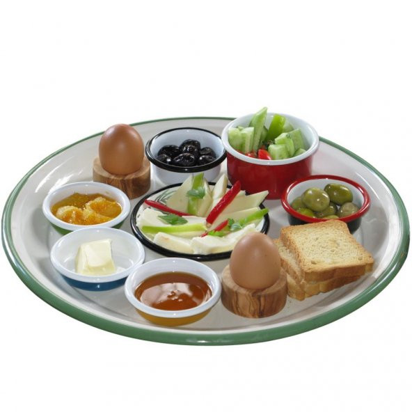 Lunart Emaye Gökkuşağı Serpme Kahvaltılık Seti 10 Parça - 3