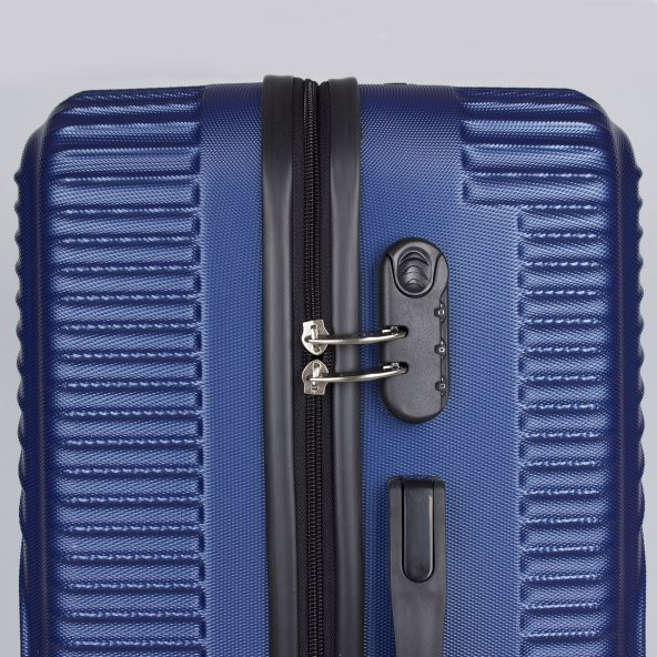 Escape 2021 Samso Abs 8 Tekerlek Büyük Boy Valiz Gümüş - 6