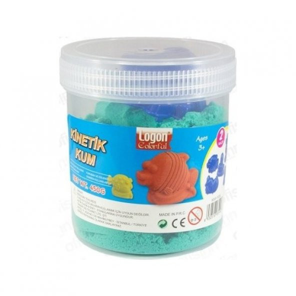 Logon Kinetik Kum 900 GR 5 Lİ Kalıp Sarı
