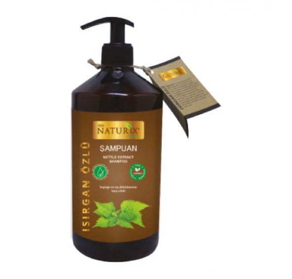 Naturix 600ML Doğal Isırgan Özlü Saç Şampuanı Yağlı Saçlar İçin Kepeğe Karşı Etkili Şampuan