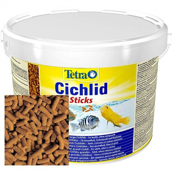 Tetra Cichlid Sticks 500 gr Balık Yemi SKT:05/2025 Kovadan Bölme Yem ( Anadolu Pet Ürünüdür )