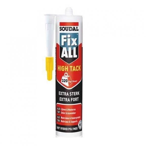 Soudal Fix All High Tack Montaj Silikonu Korniş Yapıştırıcı 290ml