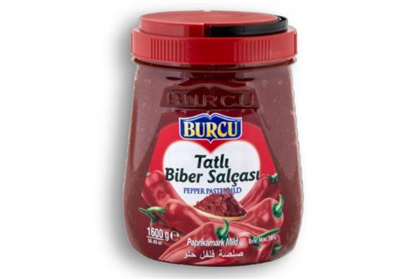 Burcu Biber Salçası Tatlı Cam 1500gr.