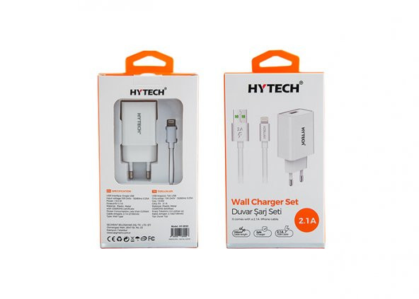 Hytech HY-XE22 2.1A Lightning Kablolu Ev Şarj Adaptörü