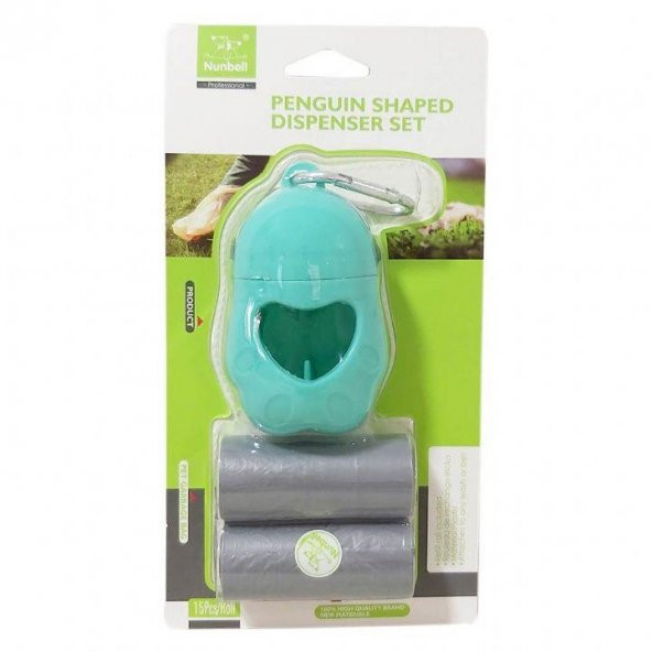 Nunbell Köpek Dışkı Torbası Kutusu Yedekli - 3
