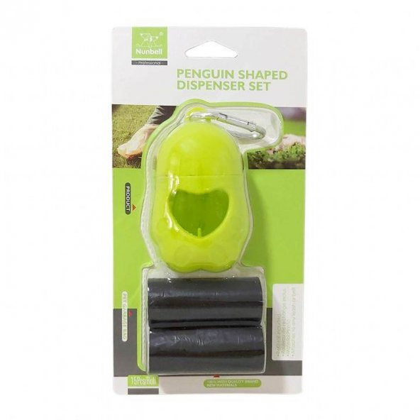 Nunbell Köpek Dışkı Torbası Kutusu Yedekli - 4
