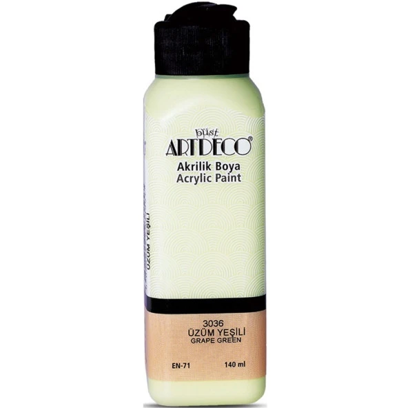 Artdeco Akrilik Boya 140 ML Üzüm Yeşili 070R-3036 - Resim 3