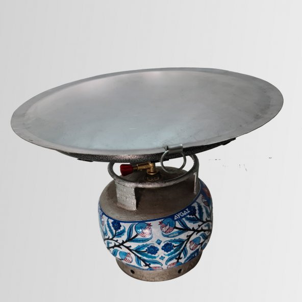 Piknik Tüp Üstü Katmer - Gözleme - Bazlama Ocağı 44 cm Sabit Saçlı