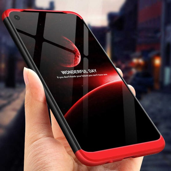 Huawei P40 Lite Kılıf Kamera Korumalı 360 Tam Koruma Ays - 11