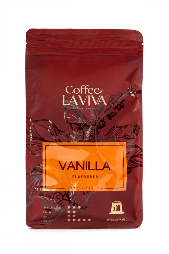 Coffee La Viva Vanilla Kapsül Kahve Nespresso Uyumlu 30*5,3 Gr. Vanilya Aromalı