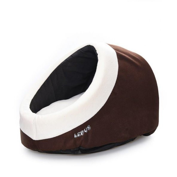 Lepus Alaska Kedi Köpek Yatak Kahverengi EN35cm-BOY45cm-YÜK.35cm