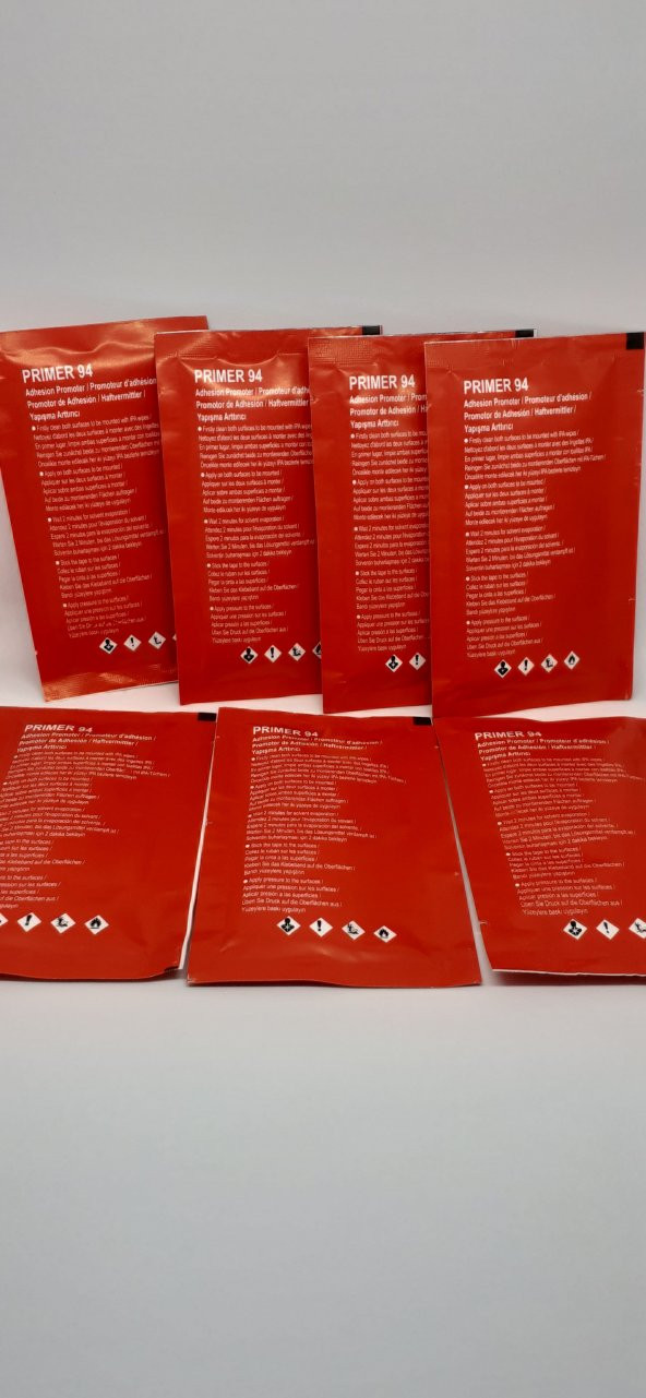 3M Primer 94 Mendil, Folyo Kenar Kapama, Araç ve Reklam Folyosu Yapışma Arttırıcı, 5'li Paket - 2