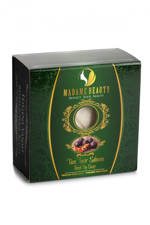 Madame Beauty Doğal Taze İncir Yüz ve Vücut Peeling Sabunu 150 gr (Hediyeli)
