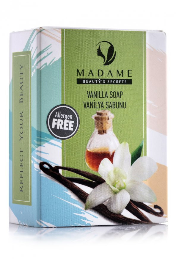 Madame Beauty Doğal Vanilya Özlü El ve Banyo Sabunu 75 gr (Hediyeli)