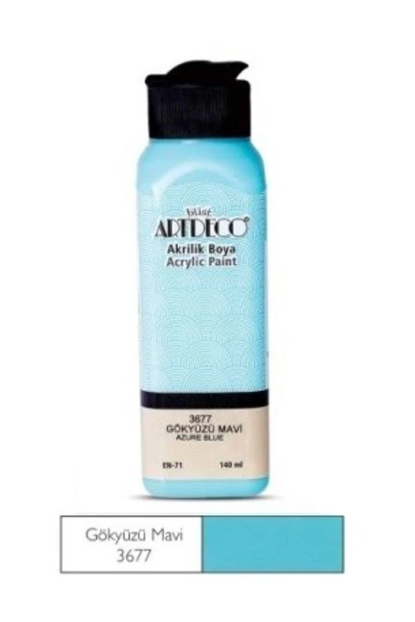 Artdeco Akrilik Boya 140 ML Gökyüzü Mavi 070R-3677