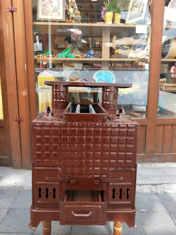 TOKAT KEBABI OCAĞI (FIRINLANMIŞ EMAYE - 20 ADET ŞİŞ) - 3